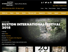 Tablet Screenshot of buxtonfestival.co.uk